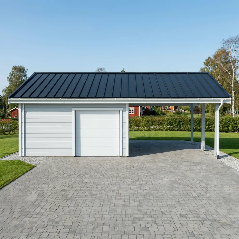 bygga carport garage lomma skane